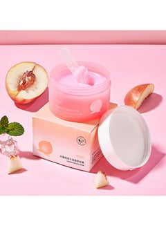 Buy Peach Makeup Cleansing Balm, Portable Makeup Remover Cream Refreshing Deep Clean Skin Care For Face Makeup, 100G in UAE