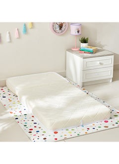 Buy i-Kids Comforto Foldable Travel Foam Mattress 140x10x70 cm White 140x10x70cm in UAE