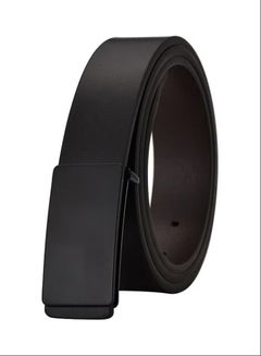 Buy Business Leather Belt Black in UAE