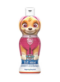 Buy Air-Val Paw Patrol Shower Gel & Shampoo 1D Skye 400 ml in UAE