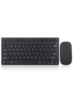 Buy Wireless Keyboard Mouse Combo Slim Chocolate KeysBlack-KB201 Wireless Set Black-KB201 Wireless Set in Saudi Arabia