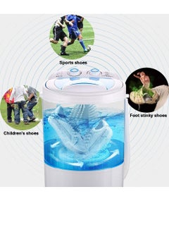 اشتري Shoe Washing Machine Small Household, Portable Lazy Washing Machine, 360° Cleaning, 10 Minutes Fast Cleaning, Safe Material Does Not Hurt Shoes Blue/White في الامارات