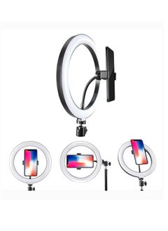 اشتري LC-330 LED Selfie Ring Fill Light With Stand And Phone Holder - Black في الامارات