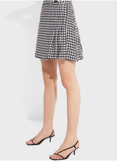 Buy High Waist Patterned Skirt in UAE