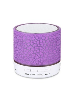 Buy Mini Portable Bluetooth Speaker with FM And Micro-SD Card Slot for All Smartphones Purple in Egypt