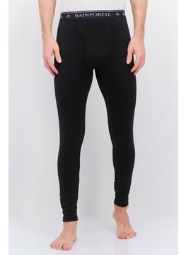 اشتري Men Pull On Brand Logo Base Layer Pants, Black في السعودية