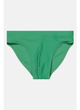 Buy Women Plain Bikini Bottom, Green in UAE