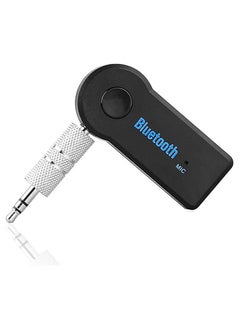 Buy Wireless Bluetooth Stereo Audio Receiver to 3.5mm AUX Mic Adapter in UAE