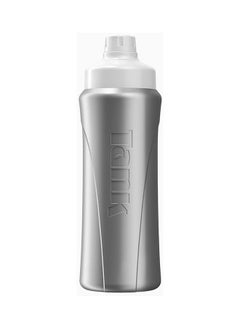 اشتري Tank Insulated Plastic Water Bottle Mini Super Cool 650mL, Silver, BPA Free في مصر