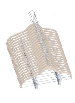 Buy 20 Pack Clothes Hangers with Clips in Saudi Arabia