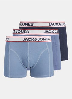 Buy Pack of 3 - Logo Detail Assorted Trunks in Saudi Arabia