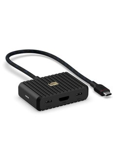 Buy 5 PORT USB-C HUB 8K 100W BLACK in UAE