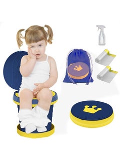 Buy Toddler Potty Training Seat Portable Travel Potty Chair Toilet Foldable Kids Toilet Seat for Boys or Girls in Saudi Arabia