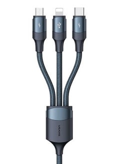 Buy Universal 3in1 USB Cable for Lighting/Micro/Type-C Ports in UAE