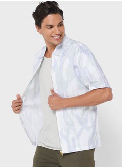 Buy Printed Regular Fit Shirt in Saudi Arabia