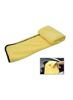 Buy Car Drying Towel Large Size 70 X 140 cm Microfiber Cleaning Cloth Super Absorbent Towel in UAE