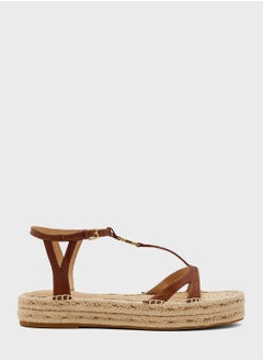 Buy Burnished Flat Sandals in UAE