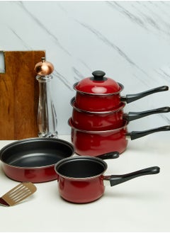 Buy 5 Piece Red Belly Non Stick Pan Set in Saudi Arabia