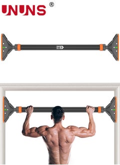 Buy Pull Up Bar,Doorway Chin Up Bar For Home Gym,Strength Training Pull-up Bars Without Screw,93-118CM Adjustable Width Locking Mechanism Chin Up Bar,Thickened Steel Workout Bars Supports 440 Ibs in UAE