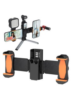 اشتري حامل هاتف مزدوج لـ DJI Osmo Pocket 3 حامل الهاتف المحمول مشبك الهاتف المشبك ترايبود محول ملحقات توسيع الكاميرا في السعودية