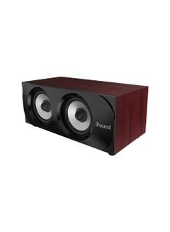 Buy USB Wired PC Speakers,Wooden Stereo Sound Desktop Speakers for Computer,Desktop,Notebook in Saudi Arabia