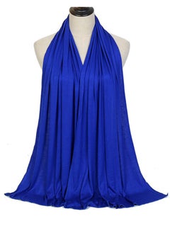 Buy Sky Cashmere Jersey Stretch Shailah Hijab Muslim Islamic Arab Scarf Headscarf Abaya Shawl Scarves Soft One Size 65 X 165 Cm Royal Blue in UAE