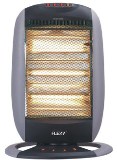 Buy 1200W Oscillating Halogen Heater With Three Heat Options And Automatic Shut-Off in UAE