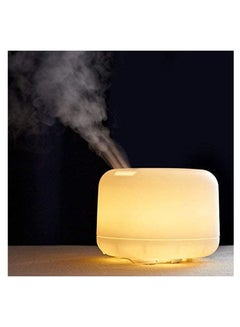 Buy Aroma Diffuser Essential oil aromatherapy machine Ultrasonic humidifier 7 colors LED light Night lamp Air purifier TIMING & POWER CUT soft mist in UAE