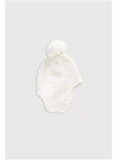 Buy Cream Knitted Trapper Baby Hat in Saudi Arabia