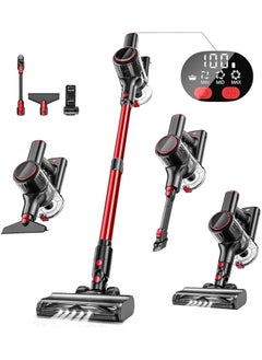 اشتري Cordless Vacuum Cleaner, 30Kpa Powerful Suction with LED Display, 3 Modes Suction, Anti-Tangle في الامارات