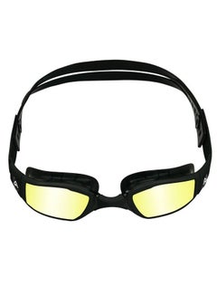Buy Aquasphere Ninja Swimming Goggles Black Titanium mirror lens in UAE
