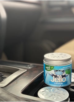 Buy Jello Gel-Based Natural Essential Oil Car Air Freshener – Long-Lasting Aroma for Ultimate Freshness, Natural Peach Scent   Scent, Compact Design in UAE