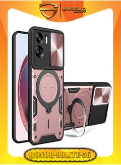 Buy SHIELD EGYPT For Honor 90 Lite Armored Camera Shield Cover Camera Lend Protection, Built-in 360° (Rose Gold) in Egypt