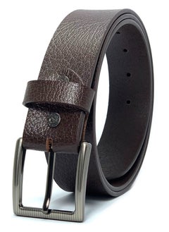 Buy Classic Milano Genuine Leather Belts for men Print Texas Shrankan 40MM Belt men PTX-4080 (Brown) by Milano Leather in UAE