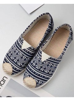 Buy Breathable Slip On Old Beijing Cloth Shoes, Casual Lightweight Women's Flats, Soft Sole Canvas Shoes for Walking and Everyday Comfort in UAE