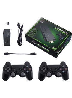 Buy Video Game Stick Lite 4k Ultra HD 2.4g Wireless Controller 2 Wireless Control 10000 Games 64gb Retro Classic Gamepad in UAE