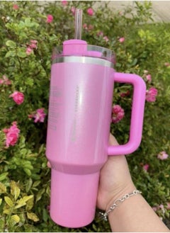 اشتري Quencher H2.0 FlowState Stainless Steel Vacuum Insulated Tumbler with Lid and Straw for Water, Iced Tea or Coffee, Smoothie and More,  40 oz في السعودية