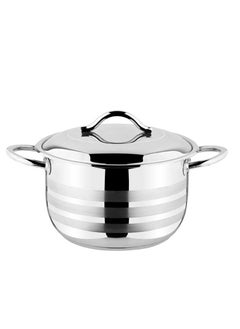 Buy 40Cm Stainless Steel Casserole - Made In Turkey in UAE