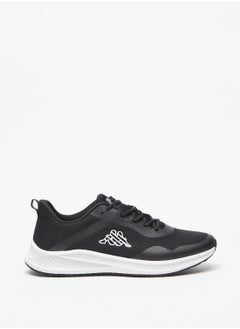 Buy Men's Logo Print Low-Ankle Sneakers with Lace-Up Closure in UAE