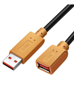 Buy Usb Extension Cable Extender Cord Type A Male To Female Data Transfer Black in UAE
