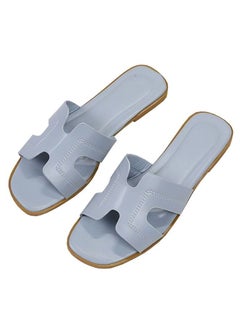 Buy Women Fashion Summer Slippers Outdoor or Indoor Flat Beach Sandals in UAE