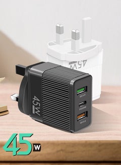 Buy 45W Type C and USB Wall Fast Charger in Saudi Arabia
