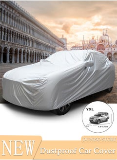 Buy Full Car Covers Sunscreen UV Protection Indoor Outdoor Sunscreen Heat Protection DustWind/Water/Weatherproof Anti-Uv Scratch-Resistant Sedan Universal Suit XL in Saudi Arabia