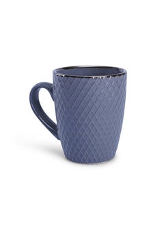 Buy Eldwin Mug With Metalic Rim 360Ml - Grey in UAE