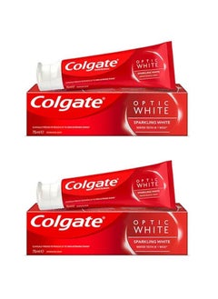 Buy 2 PIECES OF Optic White Sparkling White Toothpaste in Saudi Arabia