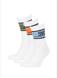 Buy 3 Pack Man High Cut Socks in UAE