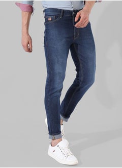 اشتري Rolled Hem Slim Fit Jeans في السعودية