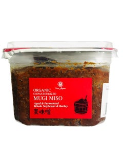 Buy Organic Unpasteurized Mugi Miso Fermented Whole Soybeans & Barley 400g in UAE