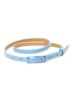 Buy Women's Metal Pin Buckle Belt (Light Blue) in Egypt