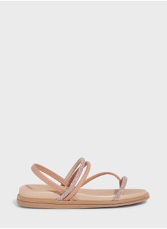 Buy Zuri Multi Strap Flat Sandals in UAE